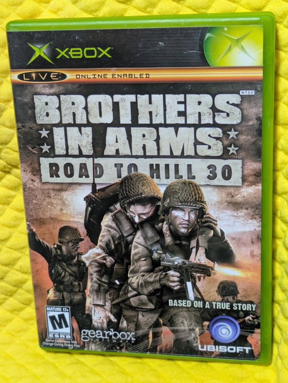BROTHERS IN ARMS Road To Hill 30 OG Xbox🔥Premium CIB + Map 👉NM